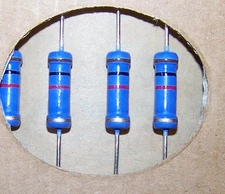 2 pcs 1k  ohm 2W Metal Oxide Power Resistors. ROHS