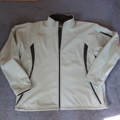 North End All Climate Wear XXL Green Black Drawstring Bottom Jacket fleece  Lined