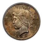 1927-D $1 Silver Peace Dollar - PQ Semi Key Date - VIDEO - SKU-B4644