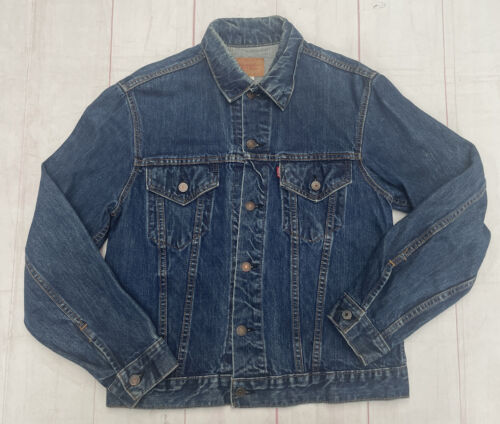 Vintage Levis Type 3 III Big E Trucker Jacket Wor… - image 1