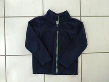 Boy Size 7 Carters Navy Blue Zip-up Fleece