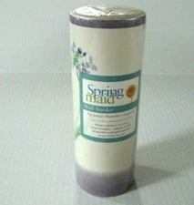 Spring maid Wall Border - Purple Floral Pre-pasted 15 ft x 6.75" New Sealed