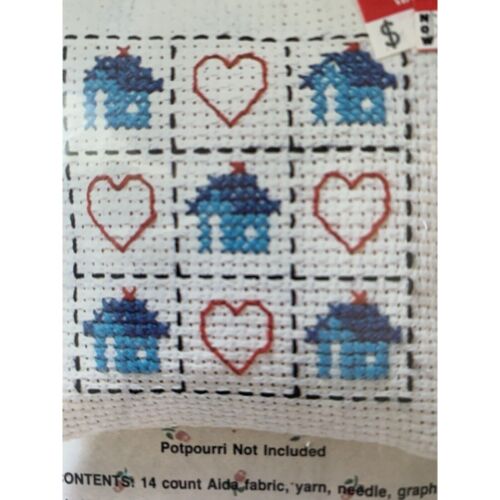 Lot of 4 NMI Stitch N' Stuff Cross Stitch Sachet Kits Sealed 5502 5504 5505 5506 - Picture 2 of 10