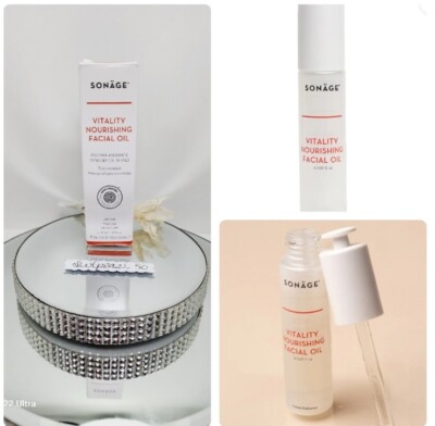 SONÄGE Vitality Nourishing Face Oil ~ Instant Radiance $48 rtl ~ new & sealed