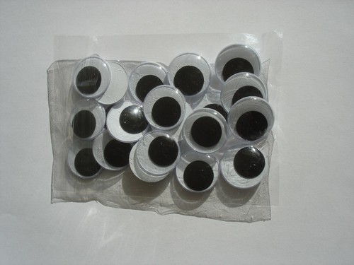 100 Googly Wiggly Wobbly Eyes Scrapbooking Crafts 8 mm eyes - Picture 4 of 4