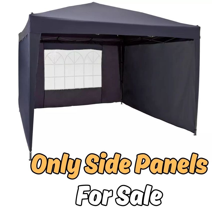 3m x 3m Pop Up Weather Resistant Gazebo Only Side Panels for Sale