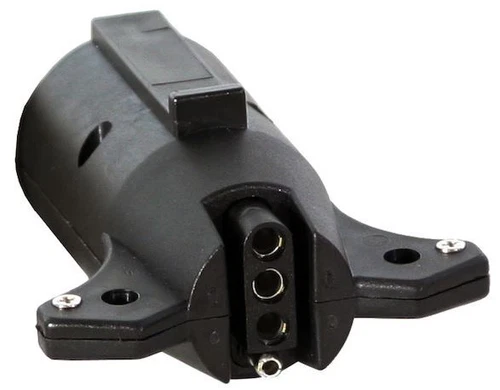 Buyers Products TC2074P, 7-Way Flat to 4-Flat Plastic Trailer Connector Adapter