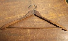 Vintage HOWARD CLOTHES Inc. Wood Hanger Wooden Clothing Hanging