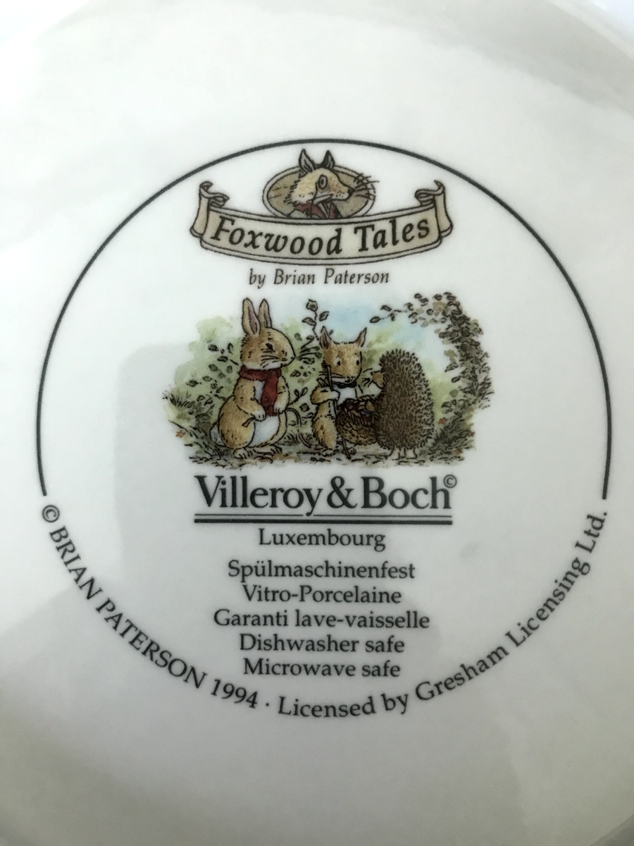 Villeroy & Boch Foxwood Tales by Brian Paterson 1997 Villeroy & Boch Foxwood Tales by Brian Paterson 1997
