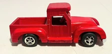 Wood Red Toy Truck Replica 8” Long All Wood