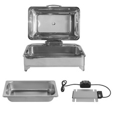 9L/9.5QT Food Warmer Buffet Electric Chafing Dish Restaurant Food Warmer Display