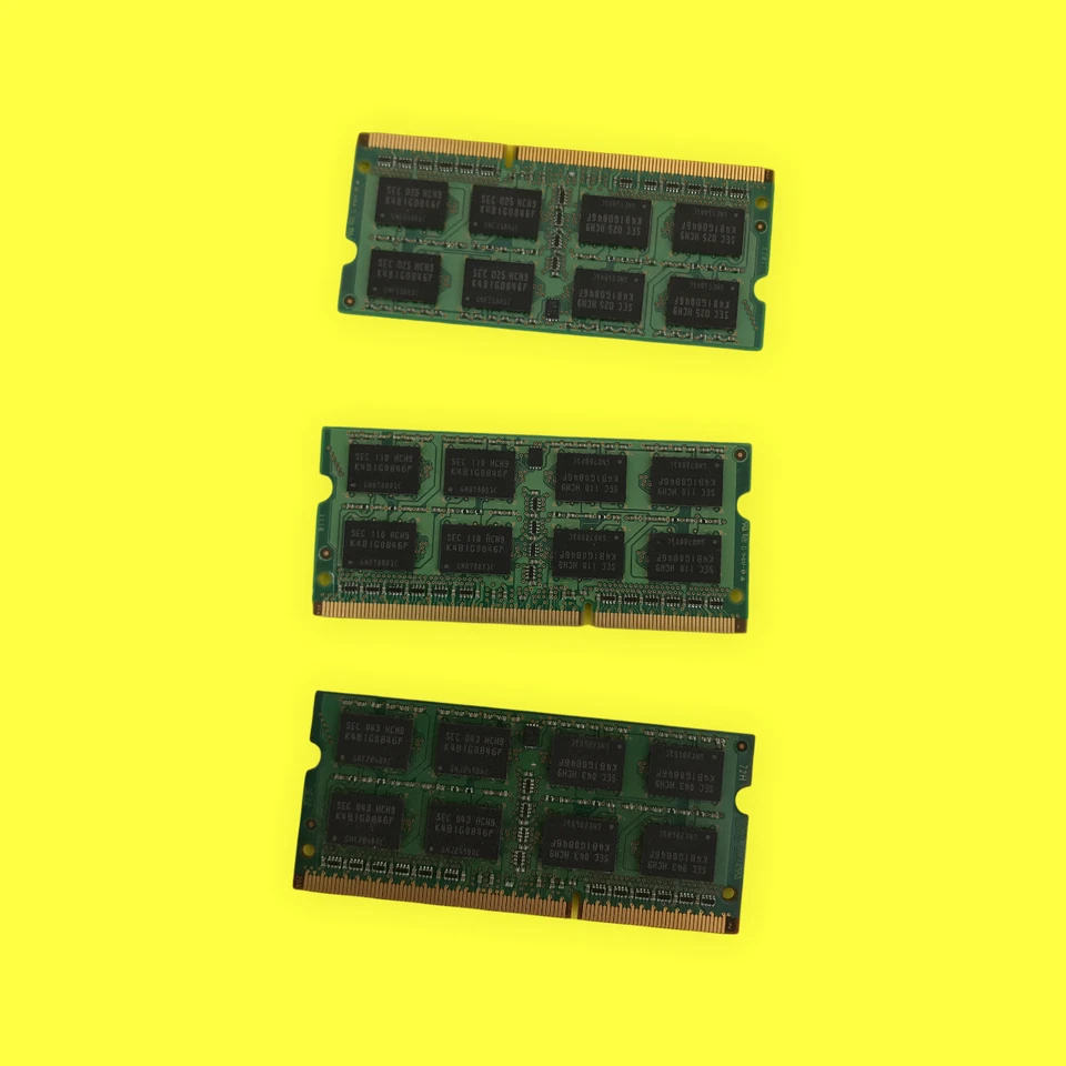 Lote de 27 Memorias RAM para Laptop Samsung 6GB (3x2GB) M471B5673FH0-CH9 #1284 z64b5 Foto 4 de 4
