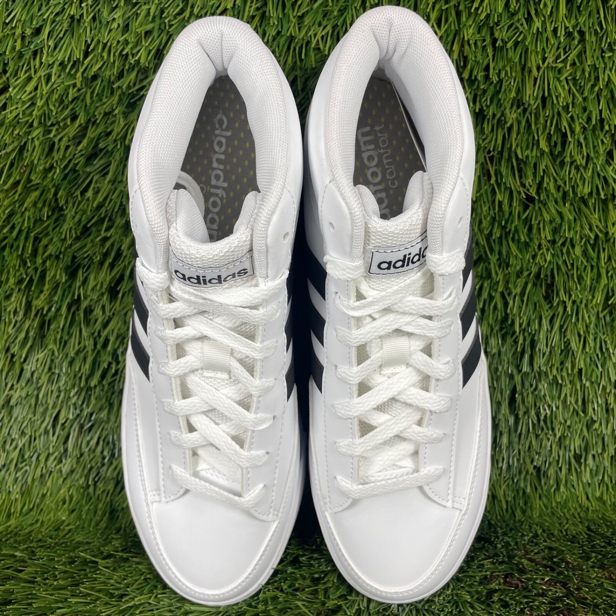 Adidas Retrovulc Mid Men's Sneaker White Black Skateboarding Shoe