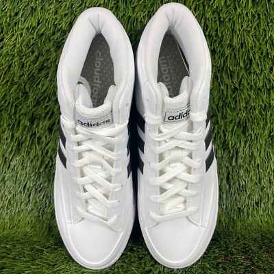 adidas gazelle silver green womens adidas Men's Retrovulc Mid Skate Shoe, White/Core Black/Grey Two, 12   Board Blazers