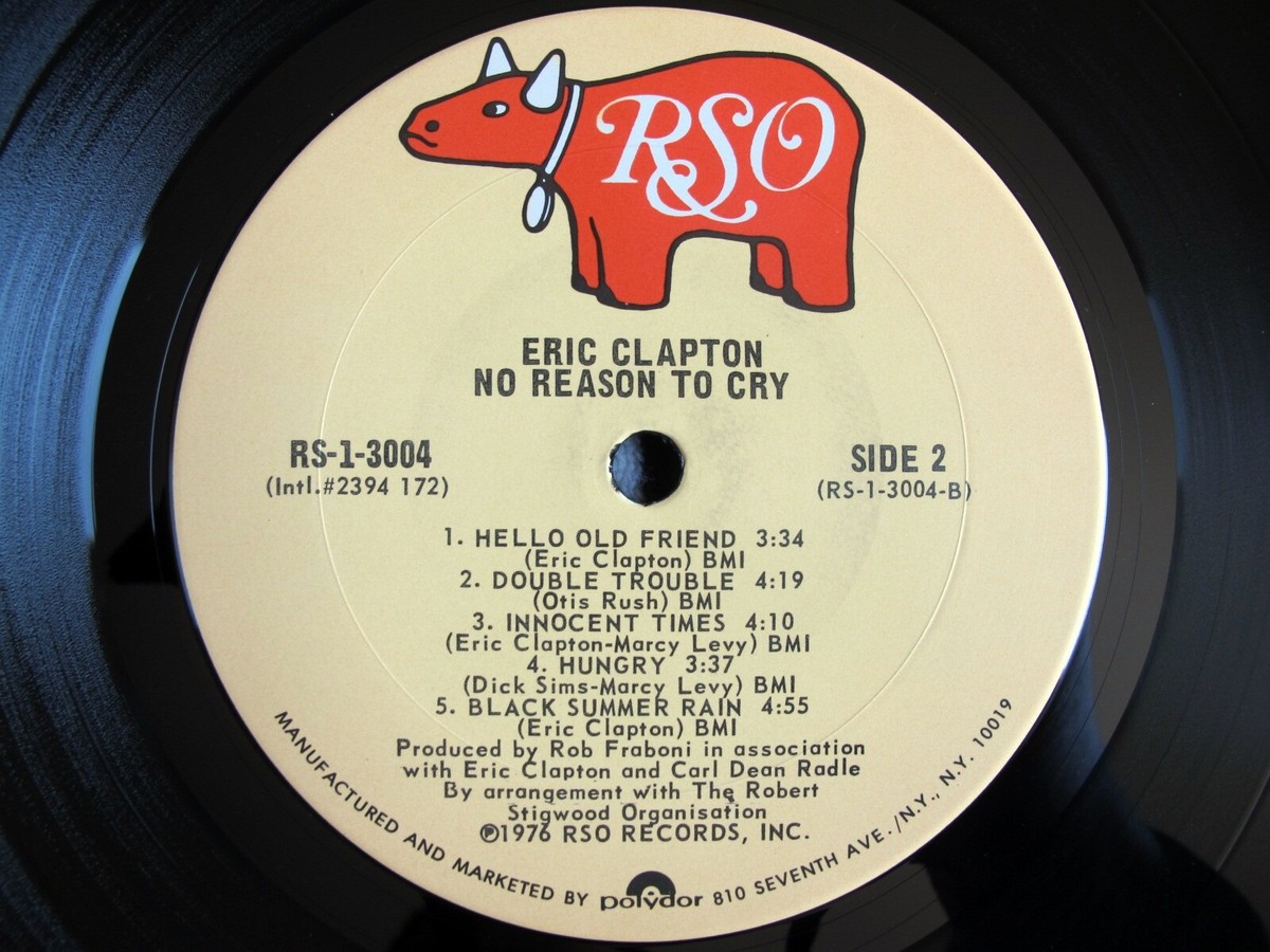 ERIC CLAPTON No Reason to Cry レコード Eric Clapton – No Reason To Cry – Vinyl (LP, Album + 2 more