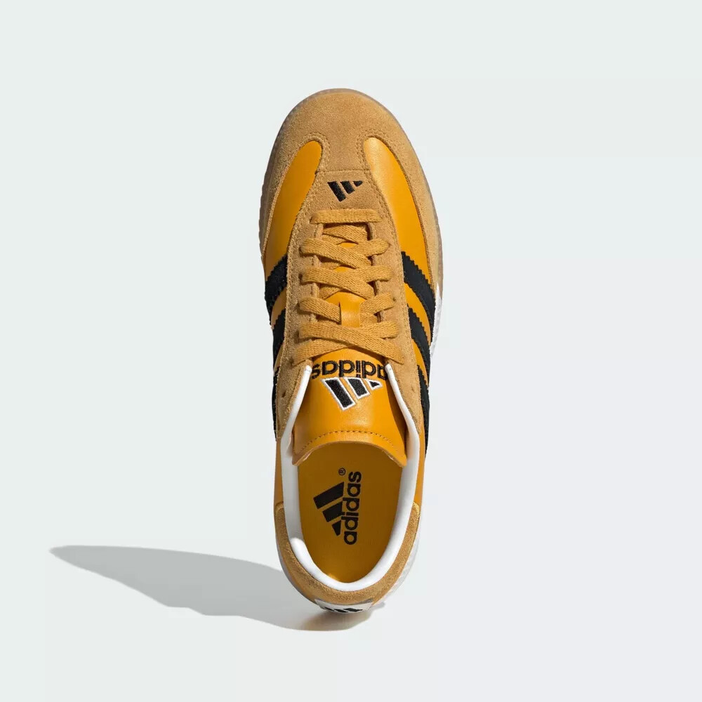 IE9111] Adidas Men's SAMBA MN Yellow/Core Black *NEW* | eBay