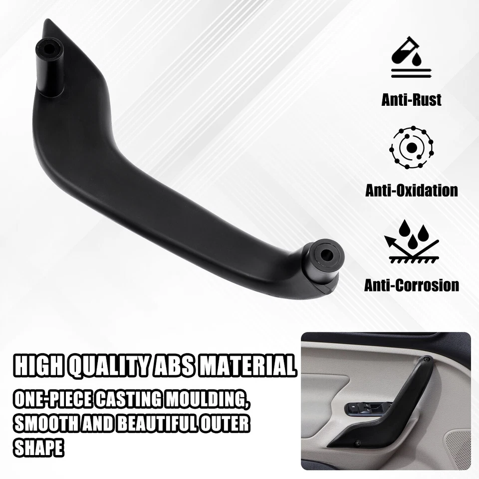 Pair of Interior Front Door Pull Handles Fit Ford Fiesta 2011-2020 Power Window - Image 3 of 4