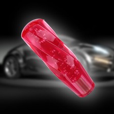 Jdm 15cm Crystal Red Bubble Shift Knob Manual Racing Gear Shifter M8 M10 M12