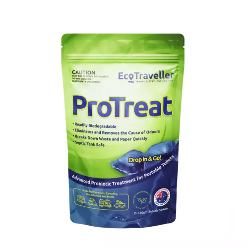 ProTreat Caravan Toilet Chemical RV Yachting Camping Portaloo Rinse Septic Safe