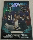 2019 Playoff Football Mark Ingram Lamar Jackson Baltimore Ravens insert #13