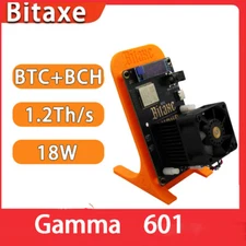 Bitaxe Gamma 601 Solo BTC Miner 1.2TH/s 2.4G WiFi 18W BTC Lottery Miner in Stock
