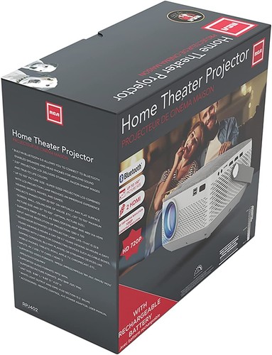 RCA 720p Bluetooth Built-in Battery Home Theater Projector (RPJ402) - NEW™ - Picture 5 of 8