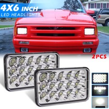 For Chevrolet S10 1995 1996 1997 2pcs 4x6 Led Projector Headlight Hilo Beam For Chevrolet S10 1995 1996 1997 2pcs 4x6 Led Projector Headlight Hilo Beam