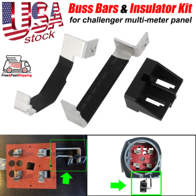 For Challenger Main Breaker Buss Bars & Insulator Kit Multi-meter Panel Aluminum