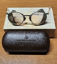 Vintage Steel Mesh Safety Glasses Original Box Case J.A. Weiss Steampunk
