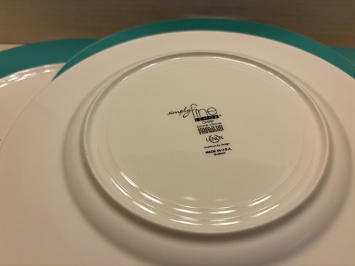 Simply Fine Lenox CHIRP Bone China Set of 4 Dinner Plates 10.75" - Picture 2 of 4