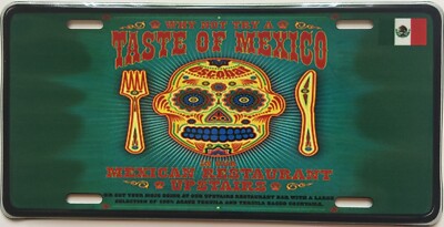 ARRIBA MEXICO! Have fun decorating your wall with License Plate wall Decoration