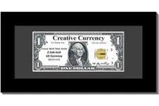 Creative Picture Frames [$4x9bk-b Black First Dollar Frame with Black Matting...