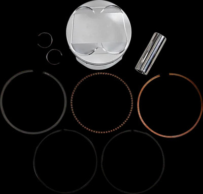 JE Piston Kit Rings Pins Round STD 90mm Bore 12:1 Kawasaki KLX400 2003