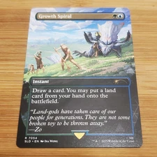 1x Growth Spiral, Non-Foil, Horizon Zero Dawn Secret Lair, Magic MTG NM