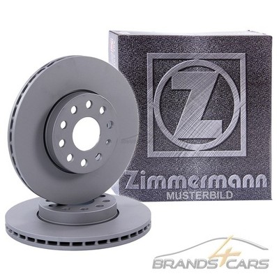 ZIMMERMANN 2x BREMSSCHEIBE BELÜ Ø300 HINTEN FÜR BMW 3-ER E90 E91 E92 BJ AB 05-