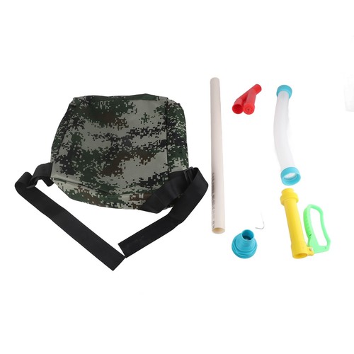 Beans Planter Flexible Handle Manual Fertilizer Spreader with Bag for Farm f5d3 - Picture 3 of 11