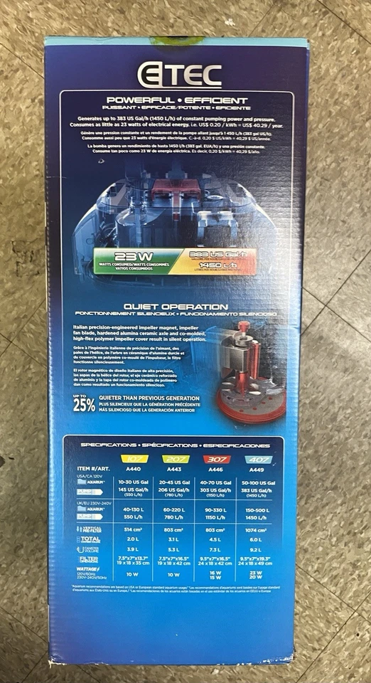 Fluval A449 100gal Perfomance Canister Filter - Black - Image 3 of 4