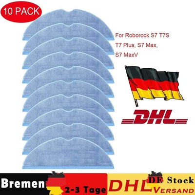 10X Wischtücher für Roborock S8 /S8+/S7 / S7 Max V / S7 Maxv Ultra /S7 Max Ultra