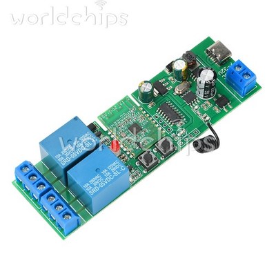 AC/DC 7-32V 2CH eWeLink APP Bluetooth WIFI Relay Switch Module Type-C RF 433