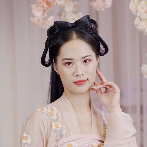Antique Princess Hair Band Hanfu Hair Chignon Hanfu Cosplay Wig Fairy Wig - Picture 7 of 12
