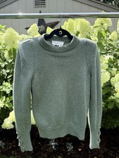 ba&sh Sage Green Crewneck Sweater Size XS