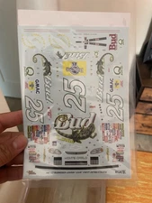 1997 Ricky Craven’s Louis the Lizard Budweiser Revell NASCAR 1/24 Decals JWTBM