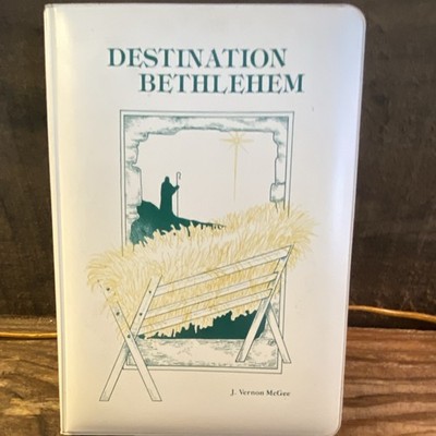 Destination Bethlehem J. Vernon McGee Christmas Religious Cassette Thru the Bib 