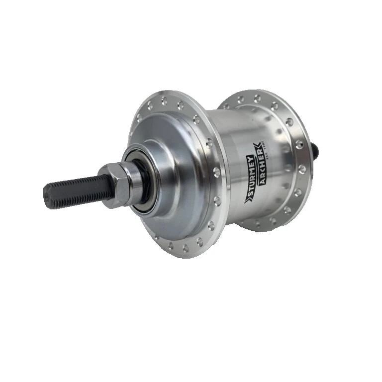 3 speed Sturmey Archer S-RF3 3 Speed Alloy Hub Complete Kit 36 holes silver - Image 3 of 3