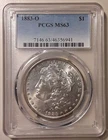 1883-O $1 PCGS MS63 Morgan Silver Dollar 90% New Orleans Mint (#20-13637/7248)