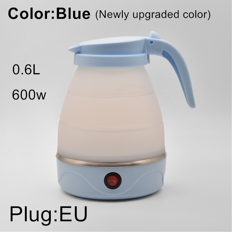 Bouilloire Électrique En Silicone Pliable 0,6 L, Chauffe-Eau Domestique 220W