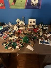 LEGO Winter Village Bakery (10216) 95% Complete Lot With Other Winter Village