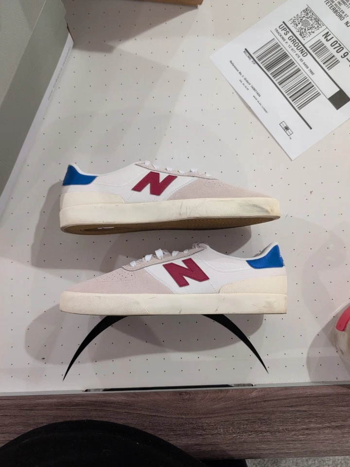 Size 11.5 - New Balance Numeric 272 White Red - Image 2 of 4