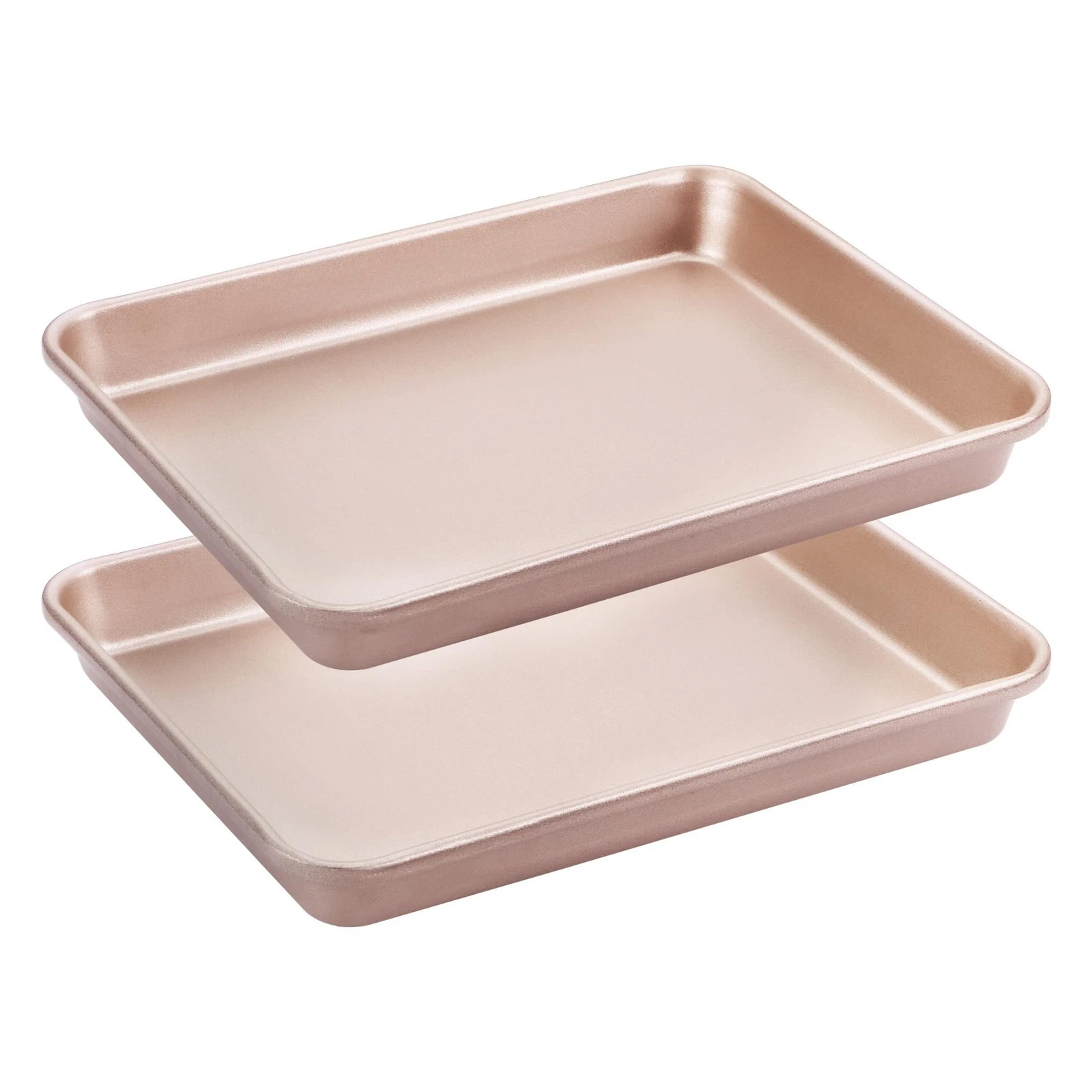 Toaster Oven Pan Nonstick Set of 2, Premium 1/8 Pan for Baking, Small Cookie ...