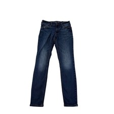Old Navy Rockstar Super Skinny Jeans Womens 4 Dark Wash Blue Stretch Denim Pants